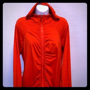 Women’s Athleta L red zip up hoodie